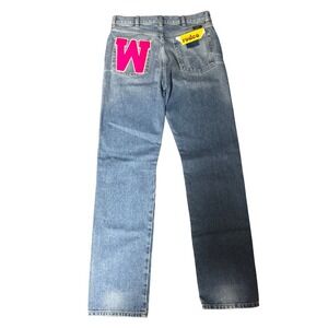 Wrangler Gant Rodeo Jeans W31 L34 Patchwork Colorblock Denim Pants Western